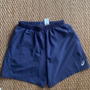 Asics Navy Athletic Shorts